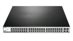 PoE (Power Over Ethernet) Switch Smart 52-port-uri PoE Gigabit + 4 SFP Ports, D-Link &amp;quot;DGS-1210-52MP&amp;quot; foto