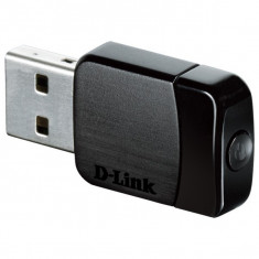 Placa Retea wireless USB AC 600Mbps, Dual band (2.4GHz/5GHz), USB 2.0, D-Link &amp;quot;DWA-171&amp;quot; foto