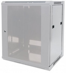 Cabinet 19&amp;quot; fixare pe perete, Flatpack, Intellinet12U, Grey, 635 (h) x 570 (w) x 450 (d) mm &amp;quot;711876&amp;quot; foto