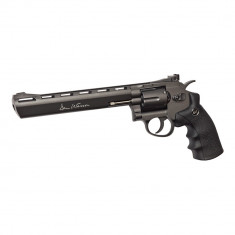 Revolver Dan Wesson 8 inch negru cu CO2 pentru airsoft calibru 6 mm foto