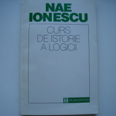 Curs de istorie a logicii - Nae Ionescu