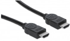 Cablu Date HDMI with Ethernet Channel, HDMI-Male/HDMI-Male, 2.0m, Black, Polybag &amp;quot;323215&amp;quot; foto