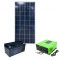 Kit solar fotovoltaic hibrid PNI 500VA/300W, Invertor 500VA, panou solar 100W, acumulator 12V/70Ah