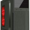 CARCASA Delux cu sursa 450W, ATX Mid-Tower, Front USB+Audio, (Black), &quot;DC610&quot;