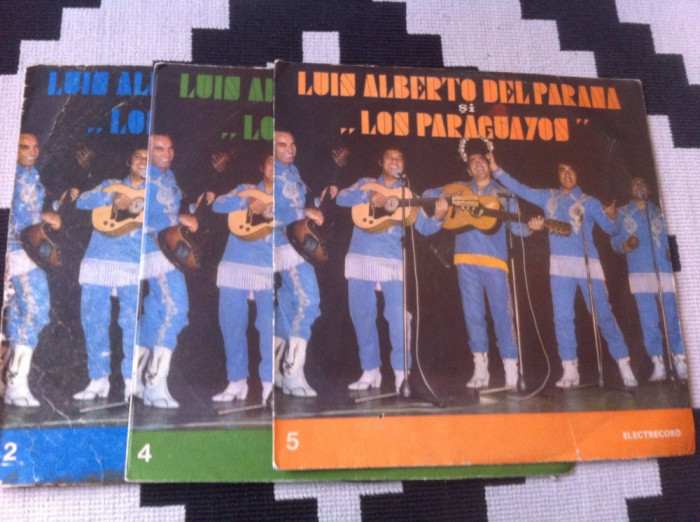 LUIS ALBERTO DEL PARANA LOS PARAGUAYOS disc vinyl lp muzica latino latin folclor