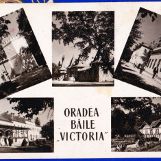 C27 RPR CP vedere mozaic,multipla circulata 1961 Oradea baile Victoria