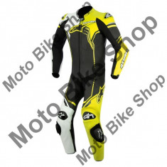 MBS Alpinestars Leder 1-Teiler Gp Plus, Schwarz-Weiss-Gelb Fluo, 52, P:16/SB, Cod Produs: 315051612552AU foto