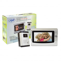 Interfon video cu 1 monitor model PNI DF-926 cu ecran LCD de 7 inch foto