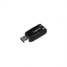 Placa de sunet 5.1 USB, mic. 3.5mm jack, boxe 3.5mm jack, alimentare USB, Plug&amp;amp;Play, Logilink &amp;quot;UA0053&amp;quot; foto