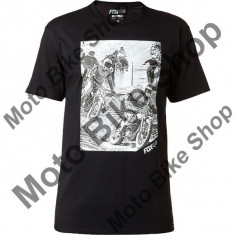 MBS FOX T-SHIRT GOLDEN OUT, black, L, Cod Produs: 18159001LAU foto