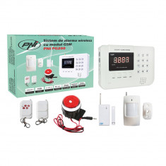 Sistem de alarma wireless PNI PG200 comunicator GSM pentru 99 de zone wireless si 2 cu fir foto