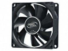 Cooler DeepCool Fan for Case, Hydro Bearing, dimensiuni 80x80x25 mm, Fan Speed 1800 RPM, Max. Air Flow 21.8 CFM, zgomot 20 dB(A), &amp;#039;&amp;#039;Xfan 80&amp;#039;&amp;#039; foto