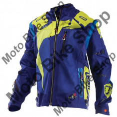 MBS LEATT JACKE GPX 4.5 X-FLOW BLAU, blau-lime, XL, Cod Produs: LB1781031XLAU foto