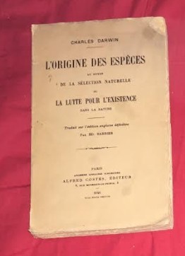 L origine des especes au moyen de la s&amp;eacute;lection naturelle... / Charles Darwin foto