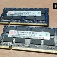 Placuta rami ram Hynix 2GB DDR2 PC2-6400S-666-12 hymp125s64cp8-s6 ab-c