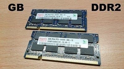 Placuta rami ram Hynix 2GB DDR2 PC2-6400S-666-12 hymp125s64cp8-s6 ab-c foto