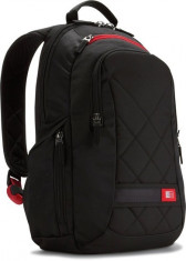 Rucsac notebook 14.1&amp;quot; Case Logic, buzunar frontal, 2 buzunare laterale, nylon, black &amp;quot;DLBP114K&amp;quot; foto