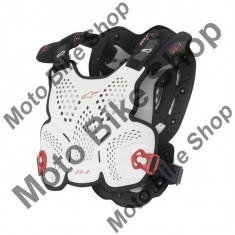 MBS ALPINESTARS BRUSTPANZER A1, weiss-schwarz-rot, XL-2XL=180-200cm, Cod Produs: 6700116213XLAU foto