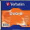 DVD-R Verbatim SL 16X 4.7GB SINGLE SLIM CASE MATT SILVER &quot;43547&quot;