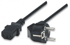Cablu alimentare Schuko-Plug/C13, 1.8m, Black, Polybag &amp;quot;300148&amp;quot; foto
