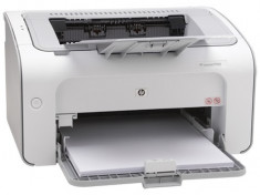 Imprimanta HP LaserJet Pro alb/negru P1102; A4, 18ppm, 600dpi, 2MB RAM, fpo 8.5 sec, host-based printing driver, 150 coli, USB, max 5.000pag/luna,... foto