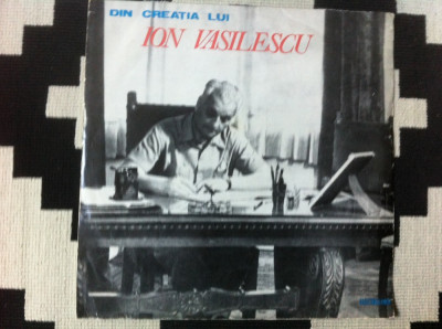 ion vasilescu din creatia lui disc vinyl lp muzica usoara pop slagare EDE 0230 foto