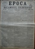 Epoca , ziar al Partidului Conservator , 5 Martie , 1897 , Alexandru Lahovary