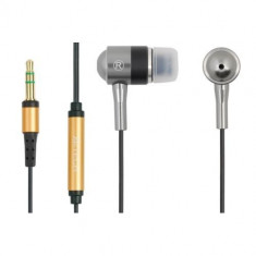 CASTI A4Tech intraauriculare, cu fir de 1.7m, jack 3.5mm, sensibilitate 102dB, diametru difuzor de 10mm si HIFI Sound Quality, silver &amp;quot;MK-650-S&amp;quot; foto