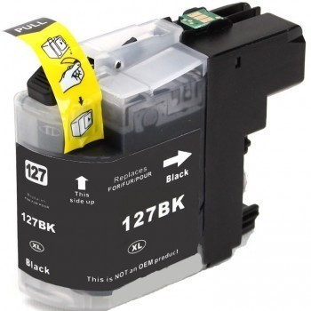 Cartus Brother LC127XLBK Black compatibil 28ml foto mare Cartus Brother LC127XLBK Black compatibil 28ml foto mare