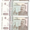 ROMANIA 4 bancnote x 200 lei 1992 UNC SERIE CONSECUTIVA