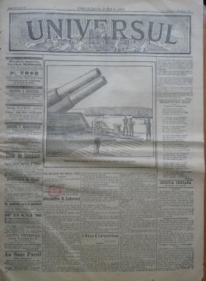 Ziarul Universul , nr. 56 , 1897 , Luigi Cazzavillan foto