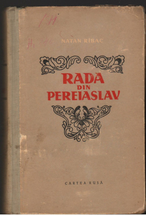 (C7265) RADA DIN PEREIASLAV - NATAN RIBAK (RABAK), VOL. II