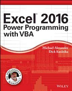 Excel 2016 Power Programming with VBA foto