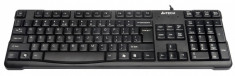 TASTATURA A4Tech USB Comfort Round (taste rotunjite), Black foto