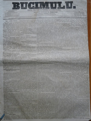 Buciumul, ziar politic, literar si comercial, nr. 293, 1864, Bolliac foto
