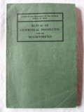 Carte veche: &quot;MANUAL ON GEOPHYSICAL PROSPECTING WITH THE MAGNETOMETER&quot;, 1937, Alta editura