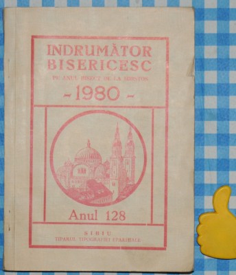 Indrumator bisericesc pe anul 1980 foto