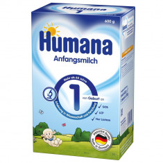 Lapte praf Humana 1 de la nastere 600 g foto