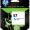 Cartus cerneala Original HP Tri-color 57, compatibil DJ450/5xxx/96xx/PSC1110/1xxx/2xxx, 17ml, &quot;C6657AE&quot;