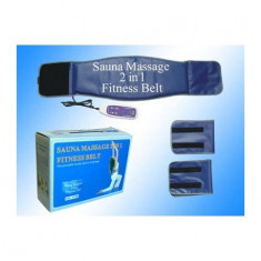 Centura cu incalzire si masaj 2in1 Sauna Massage Fitness foto