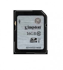 Secure Digital Card 16GB (Class 10) KINGSTON &amp;quot;SD10VG2/16GB&amp;quot; foto