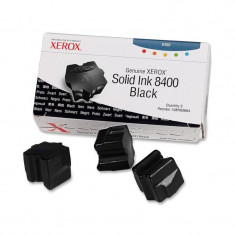 Cartus cerneala Original Xerox Negru, compatibil Phaser 8400, 3 sticks, 3400pag &amp;quot;108R00604&amp;quot; foto