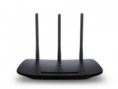 Router wireless 300Mbps, 4 Porturi, Atheros, 3T3R, 2.4GHz, 802.11n Draft 2.0, 802.11g/b, Built-in 4-port Switch, 3 antene fixe foto