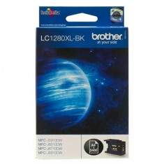 Cartus cerneala Original Brother Negru LC1280XLBK compatibil MFCJ5910DW/MFCJ6510DW/MFCJ6910DW, 2400 pag.&amp;quot;LC1280XLBK&amp;quot; foto