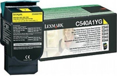 Toner Original pentru Lexmark Yellow, compatibil C540/543/544/X543/544, 1000pag &amp;quot;C540A1YG&amp;quot; foto