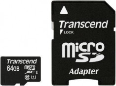 MicroSDXC 64GB (Class 10), UHS-I, 300x TRANSCEND &amp;quot;TS64GUSDU1&amp;quot; foto