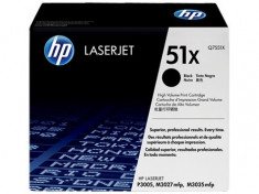 Toner Original pentru HP Negru, compatibil LJ P3005, 13000pag &amp;quot;Q7551X&amp;quot; foto