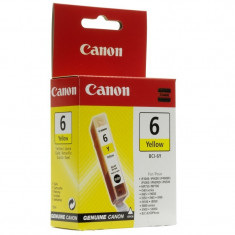 Cartus cerneala Original Canon BCI-6Y Yellow, compatibil S800 &amp;quot;BEF47-3251300&amp;quot; foto