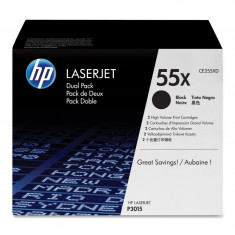 Toner Original pentru HP Negru, compatibil P3015, 12500pag &amp;quot;CE255X&amp;quot; foto