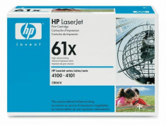 Toner Original pentru HP Negru, compatibil LJ 4100/mfp, 10000pag &amp;quot;C8061X&amp;quot; foto